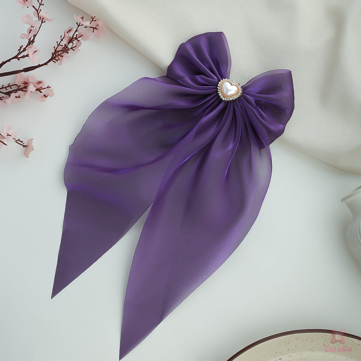 Lilac Charm Clip