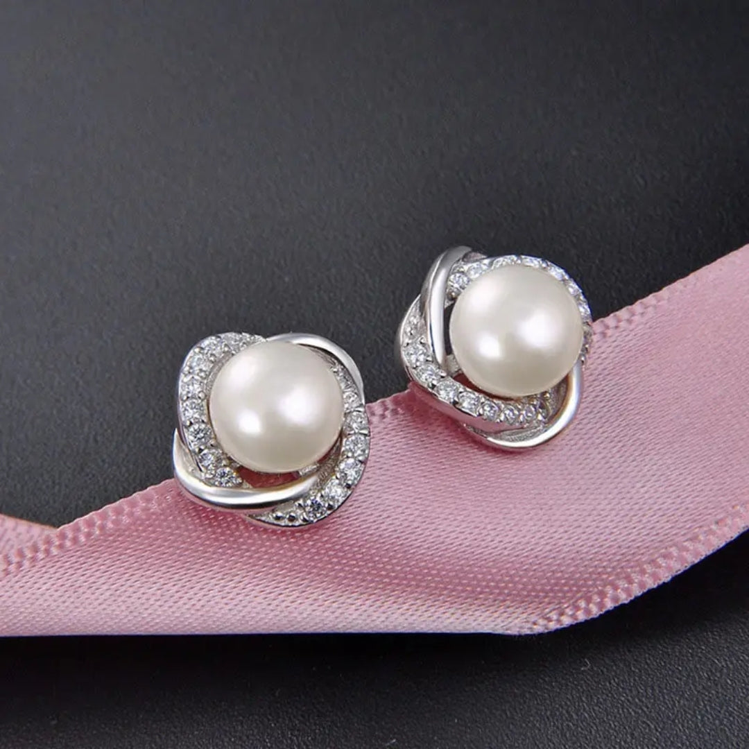 Duchess Pearl Studs Earrings