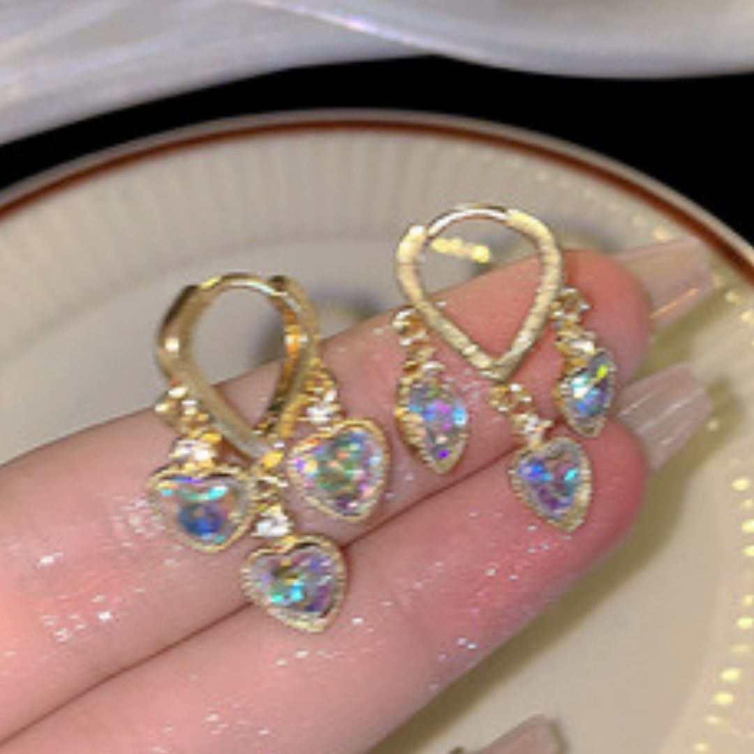 Blushing Prism Drops Earrings