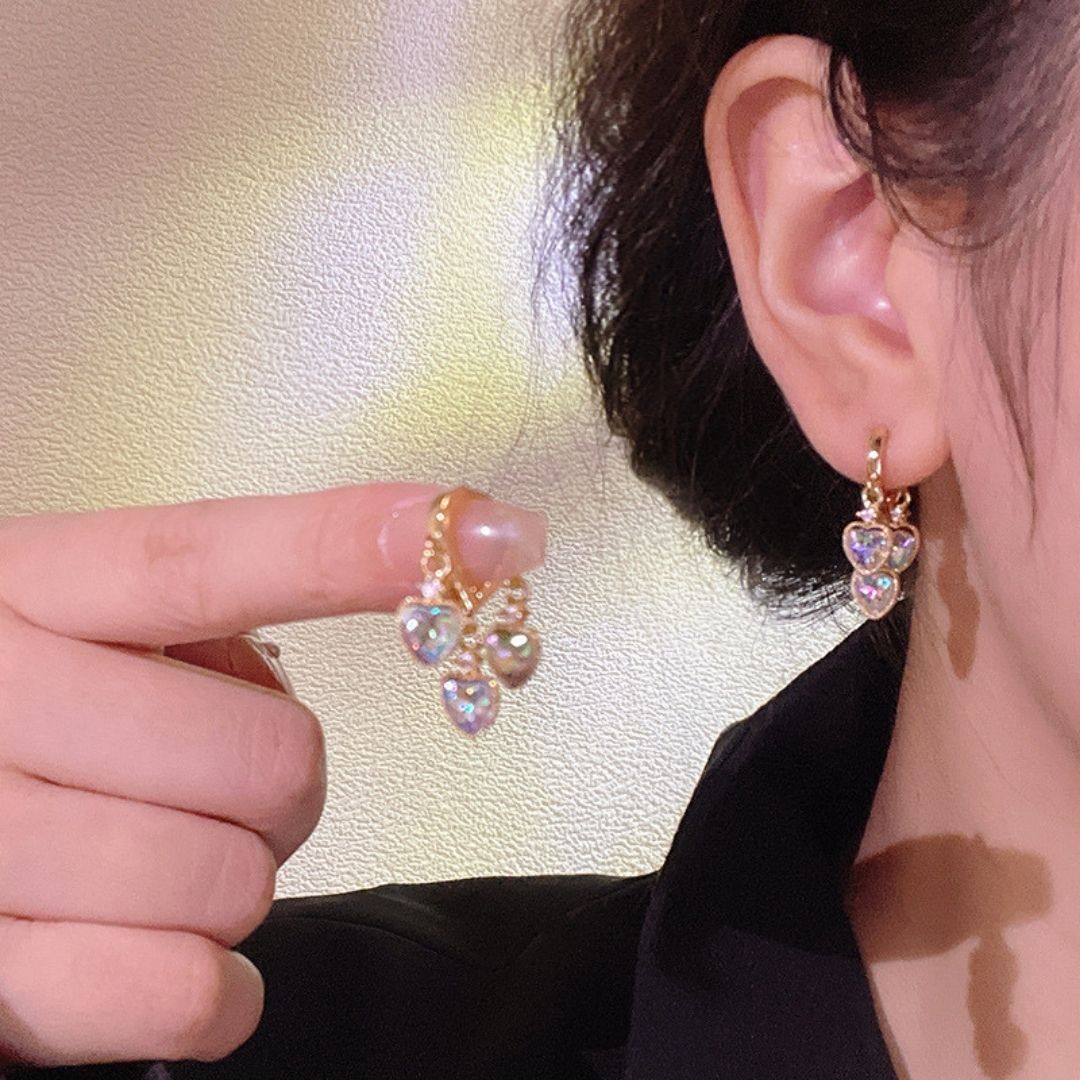Blushing Prism Drops Earrings