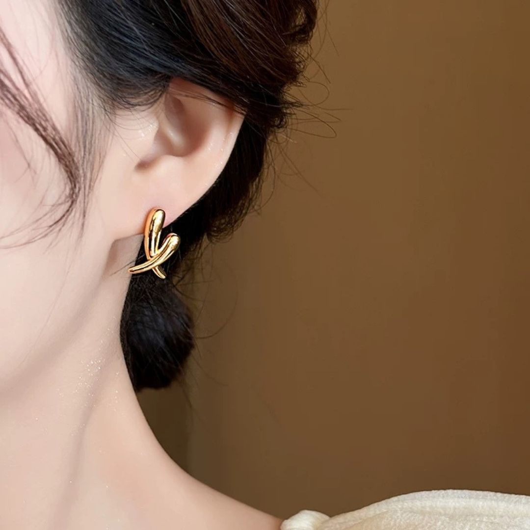 Golden Luxe Tilt Earrings