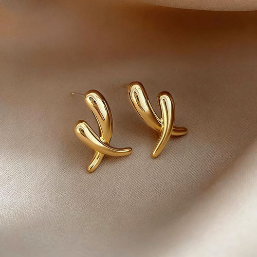Golden Luxe Tilt Earrings