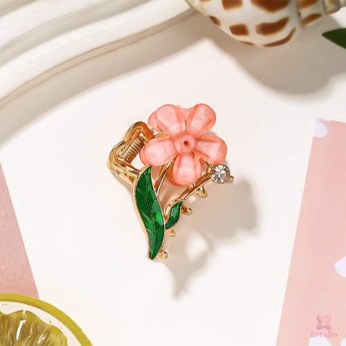 Floral Flair Claw Clip
