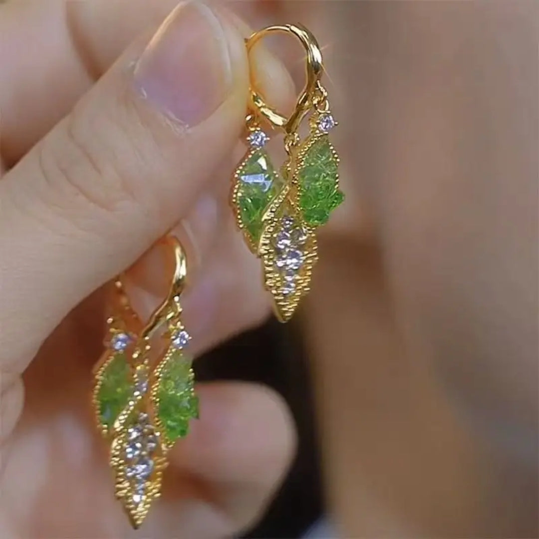 Forest Whisper Hoops Earrings
