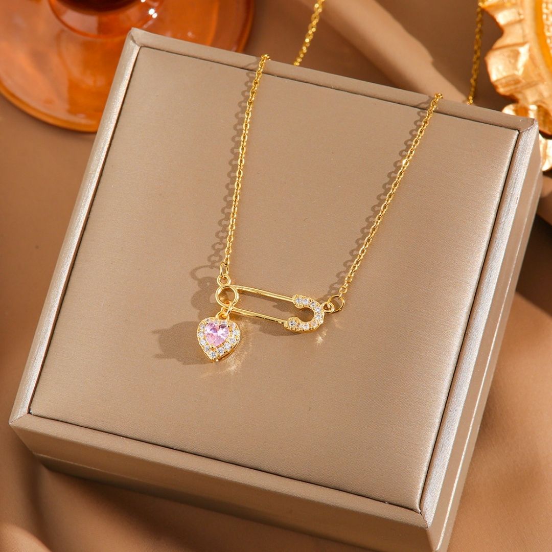 Blush Bloom Lariat Necklace