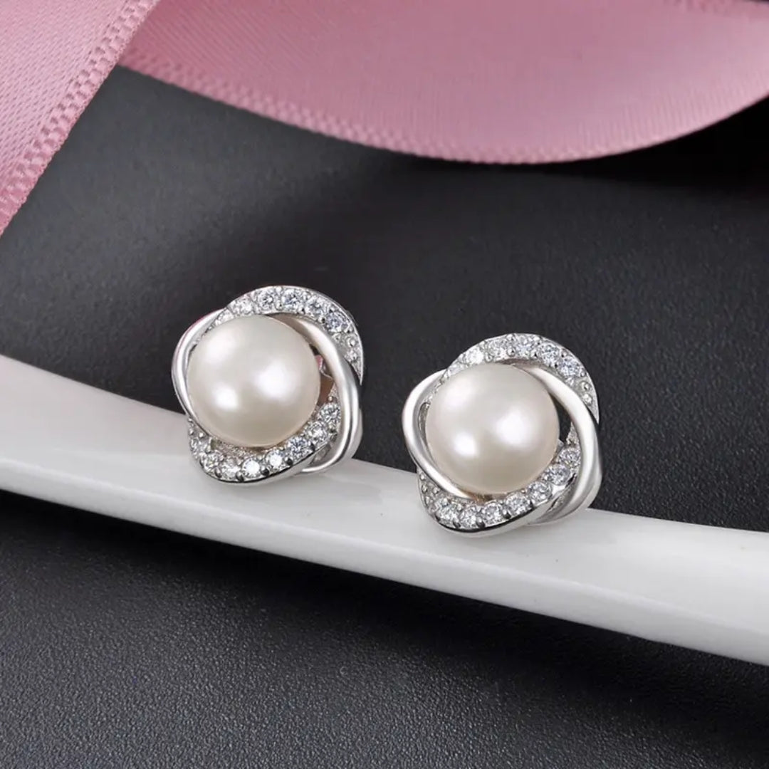 Duchess Pearl Studs Earrings