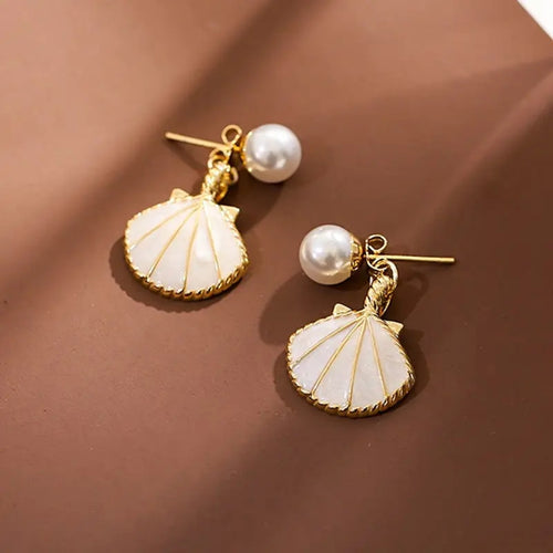 Coastal Pearl Drops Earring