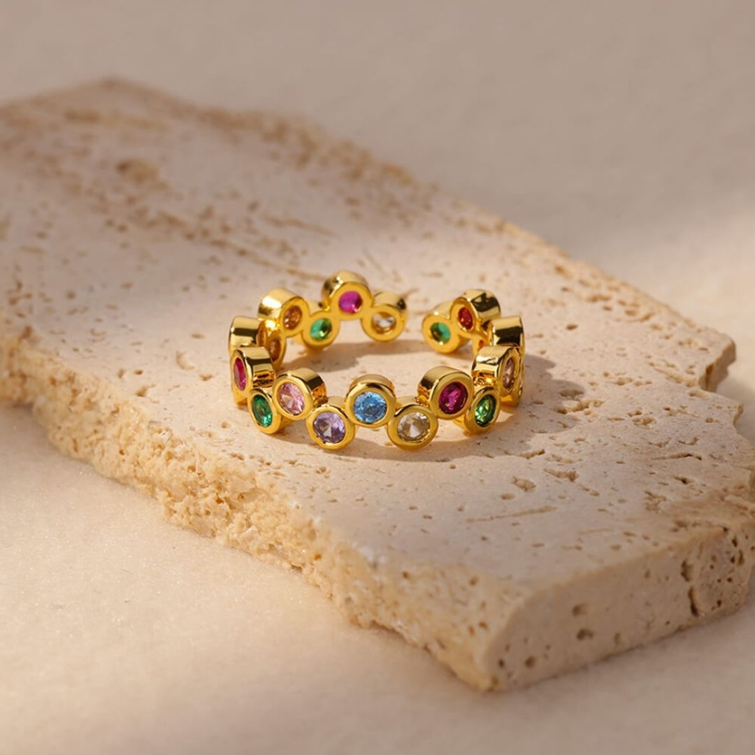 Prism Wave Eternity Ring