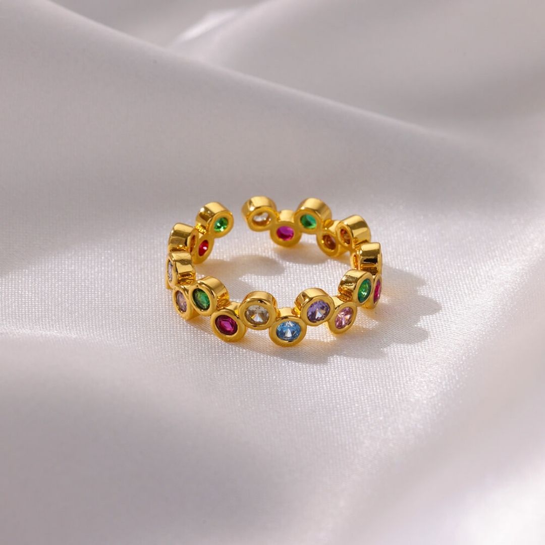 Prism Wave Eternity Ring