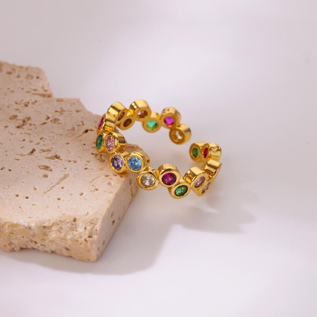Prism Wave Eternity Ring