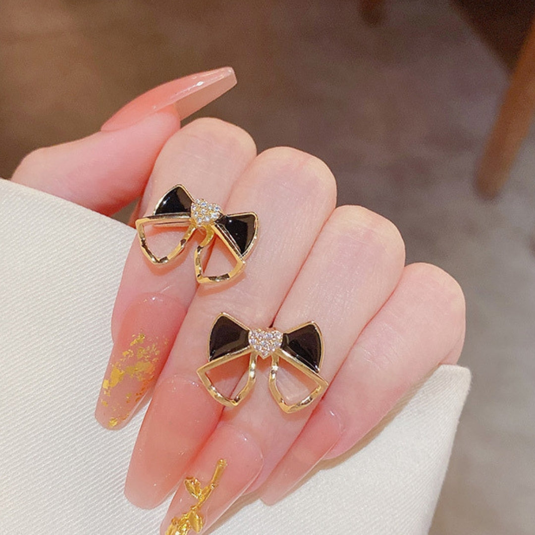 Chic Bow Studs Earrings