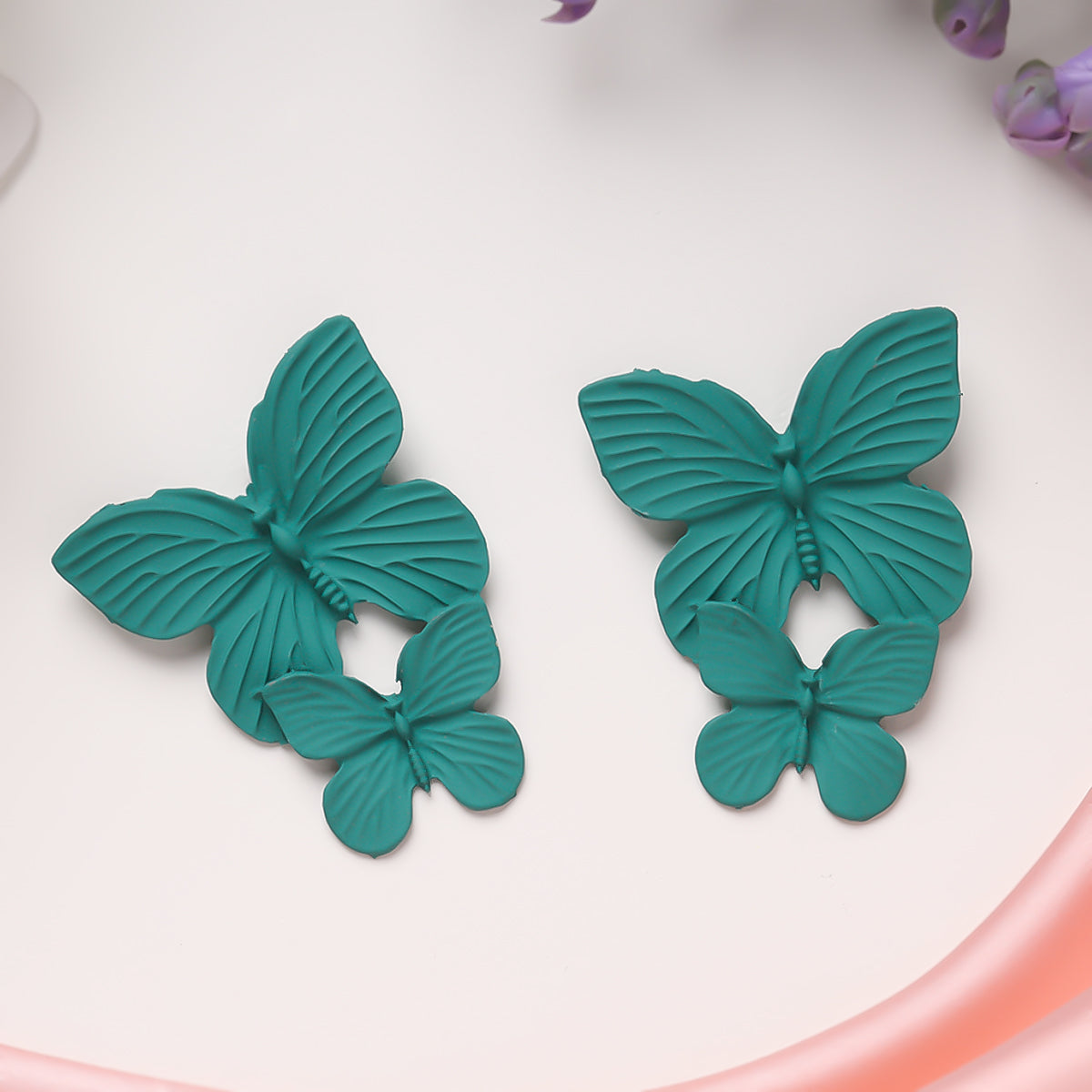 Colored Butterfly Earrings