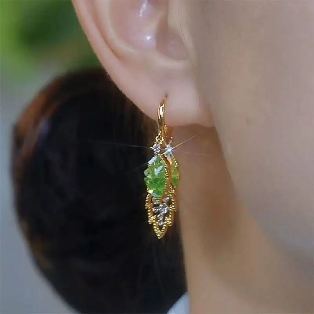 Forest Whisper Hoops Earrings