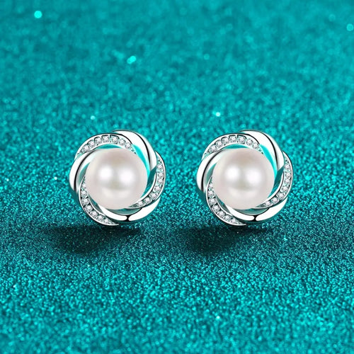 Duchess Pearl Studs Earrings