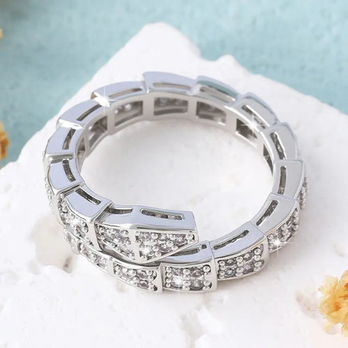 Serpentine Sparkle Ring