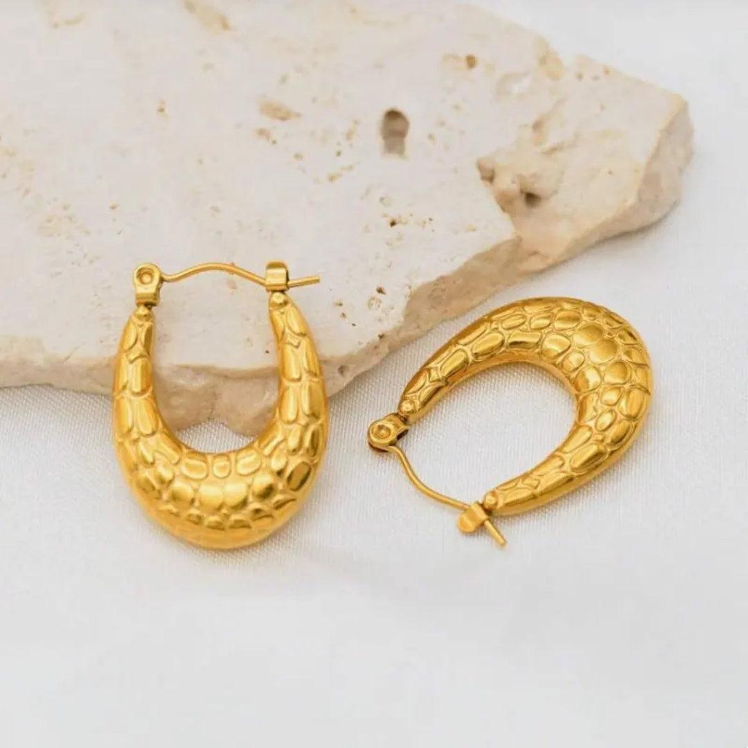 Golden Hoops Earrings