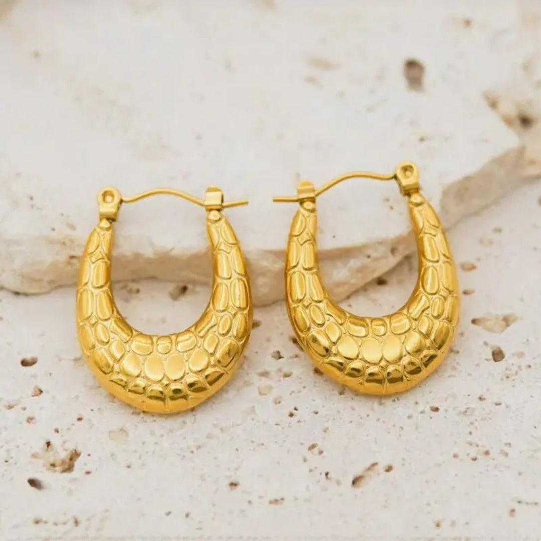 Golden Hoops Earrings