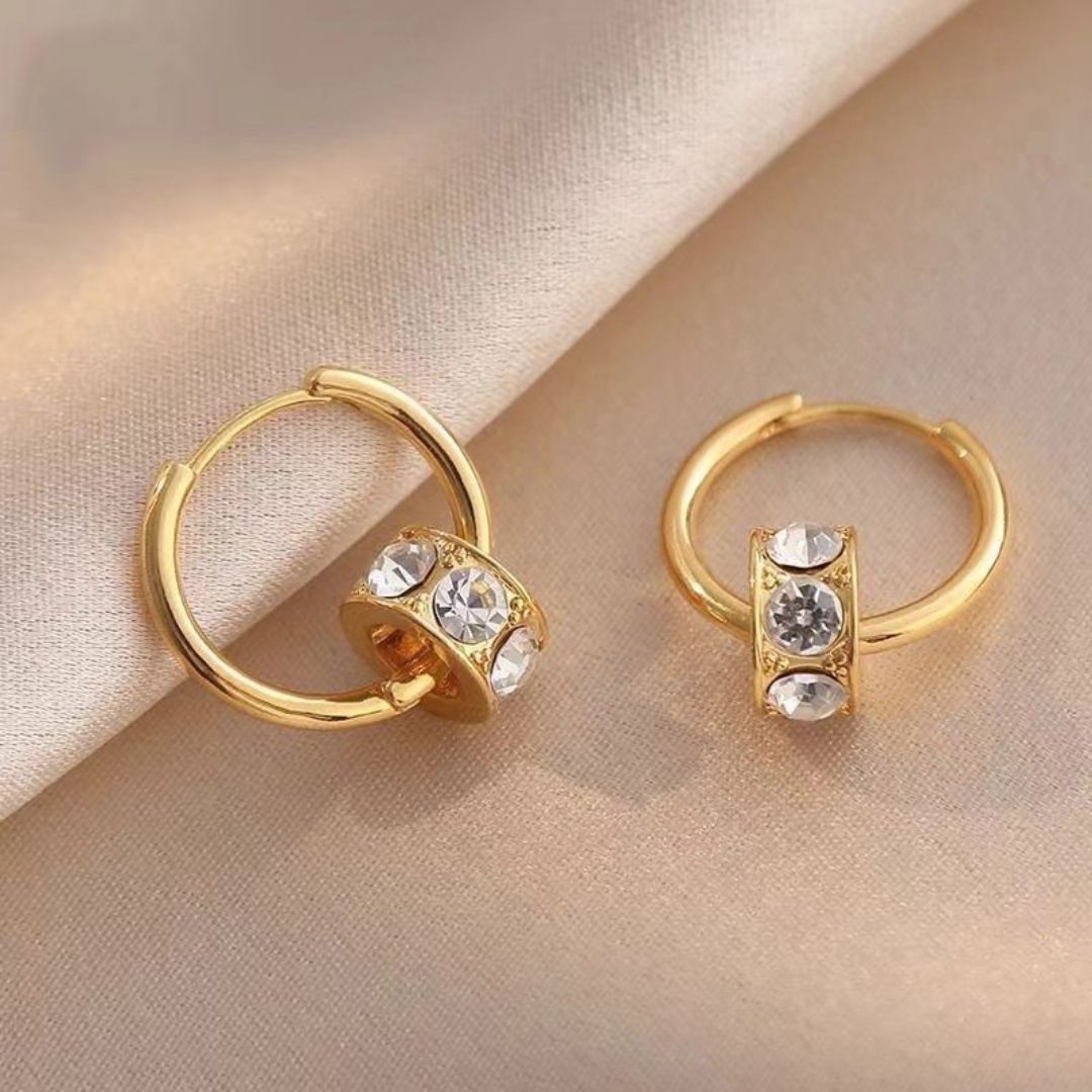 Luminous Barrel Hoops Earrings