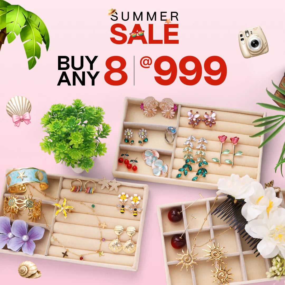 Buy any 8 Jewellery for 999