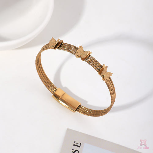 Gilded Wing Bracelet