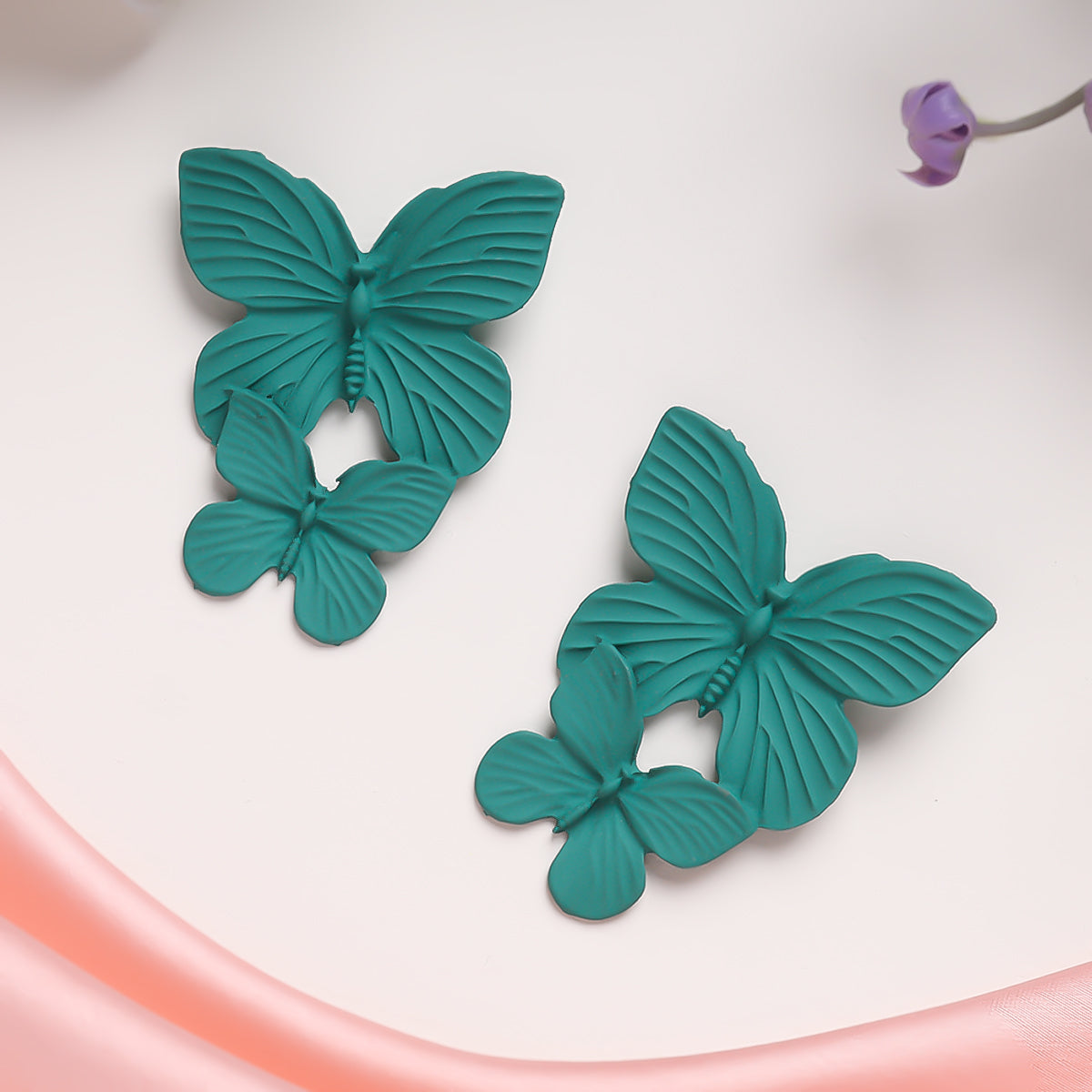 Colored Butterfly Earrings