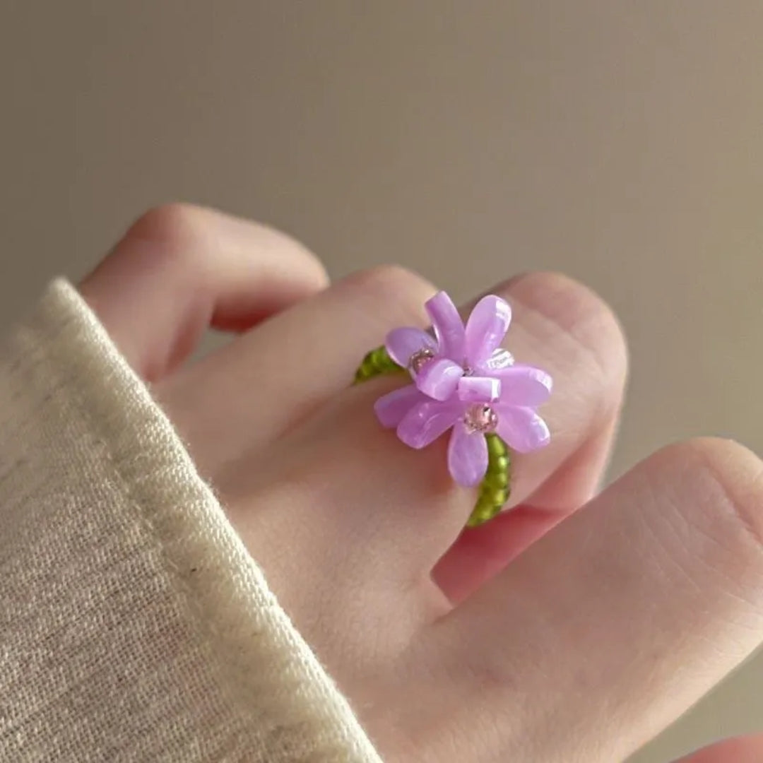 Lavender Looplets Rings