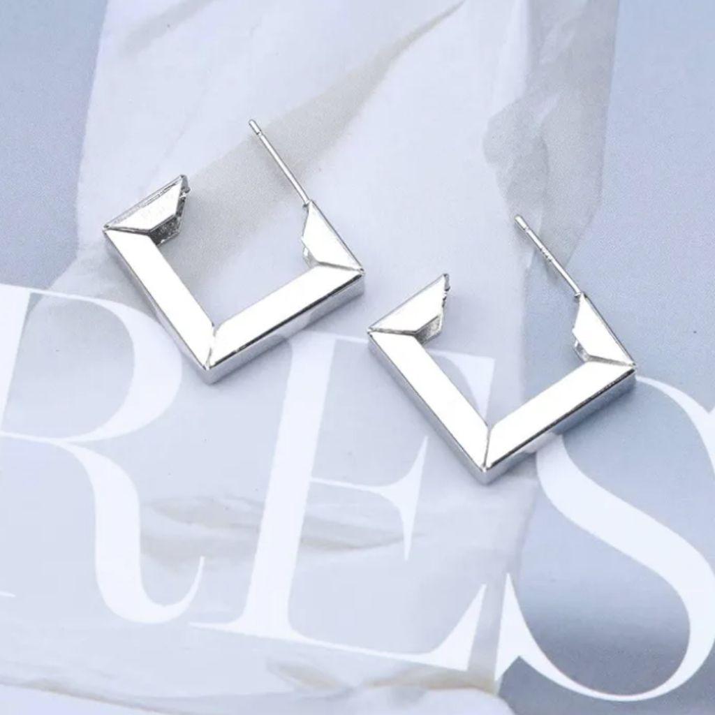 Geometric Dangle Earrings