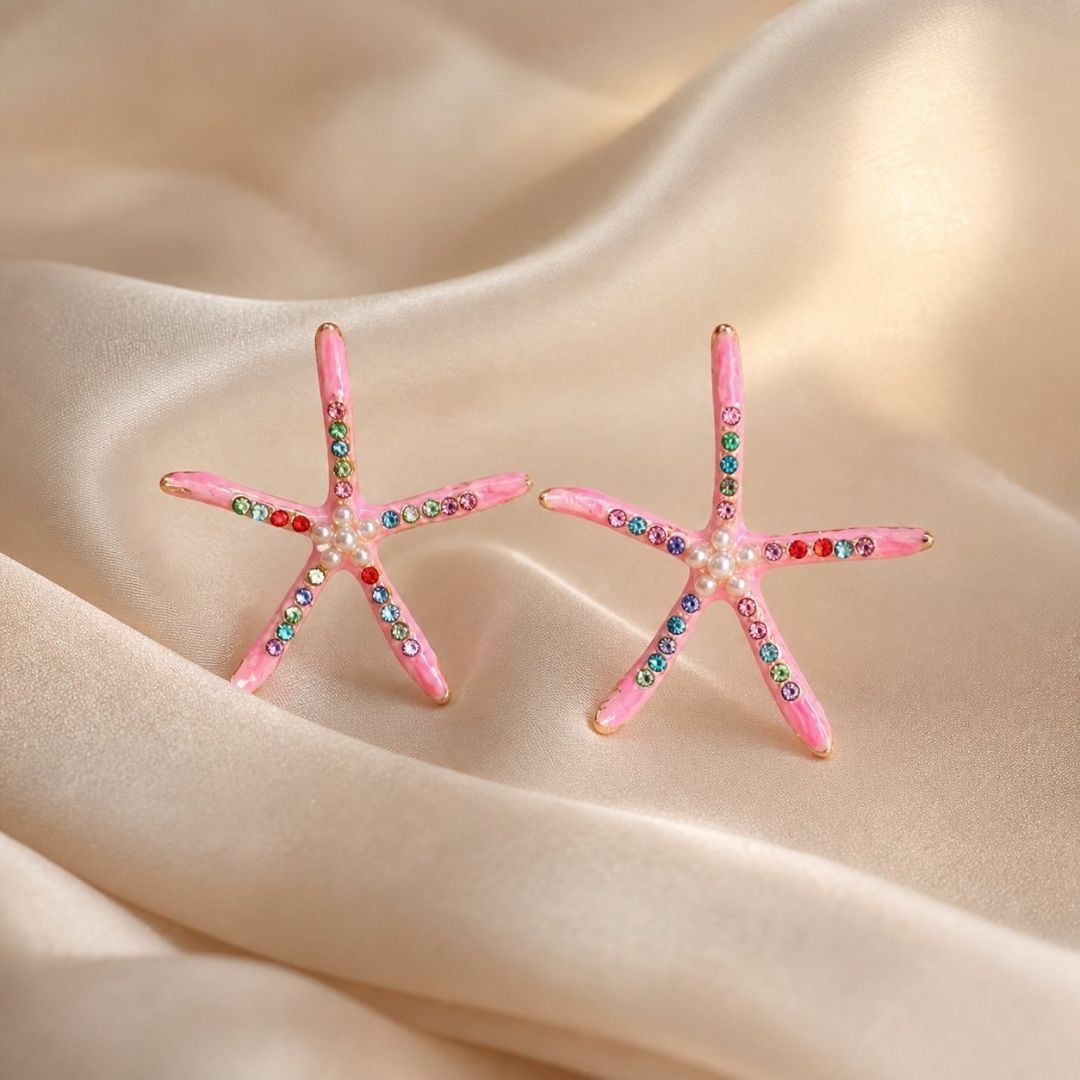 Amalfi Coast Starfish Studs Earrings