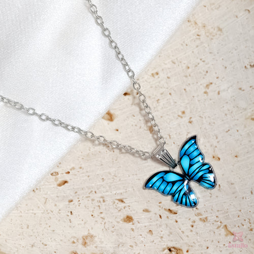 Fairy Butterfly Charm Necklace