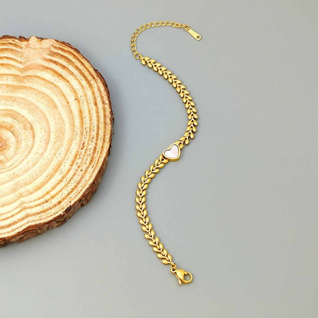 Sacred Heart Foliage Bracelet
