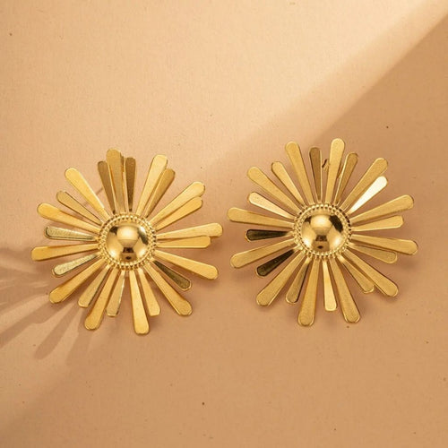 Sunbeam Bloomers Hoops Earrings