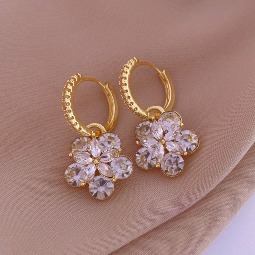 Ethereal Floral Drops Earrings