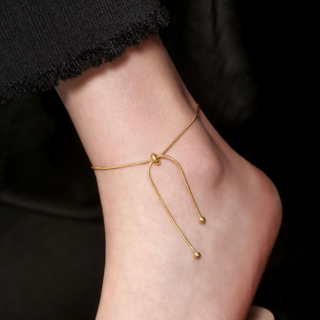 Golden Knot Anklet