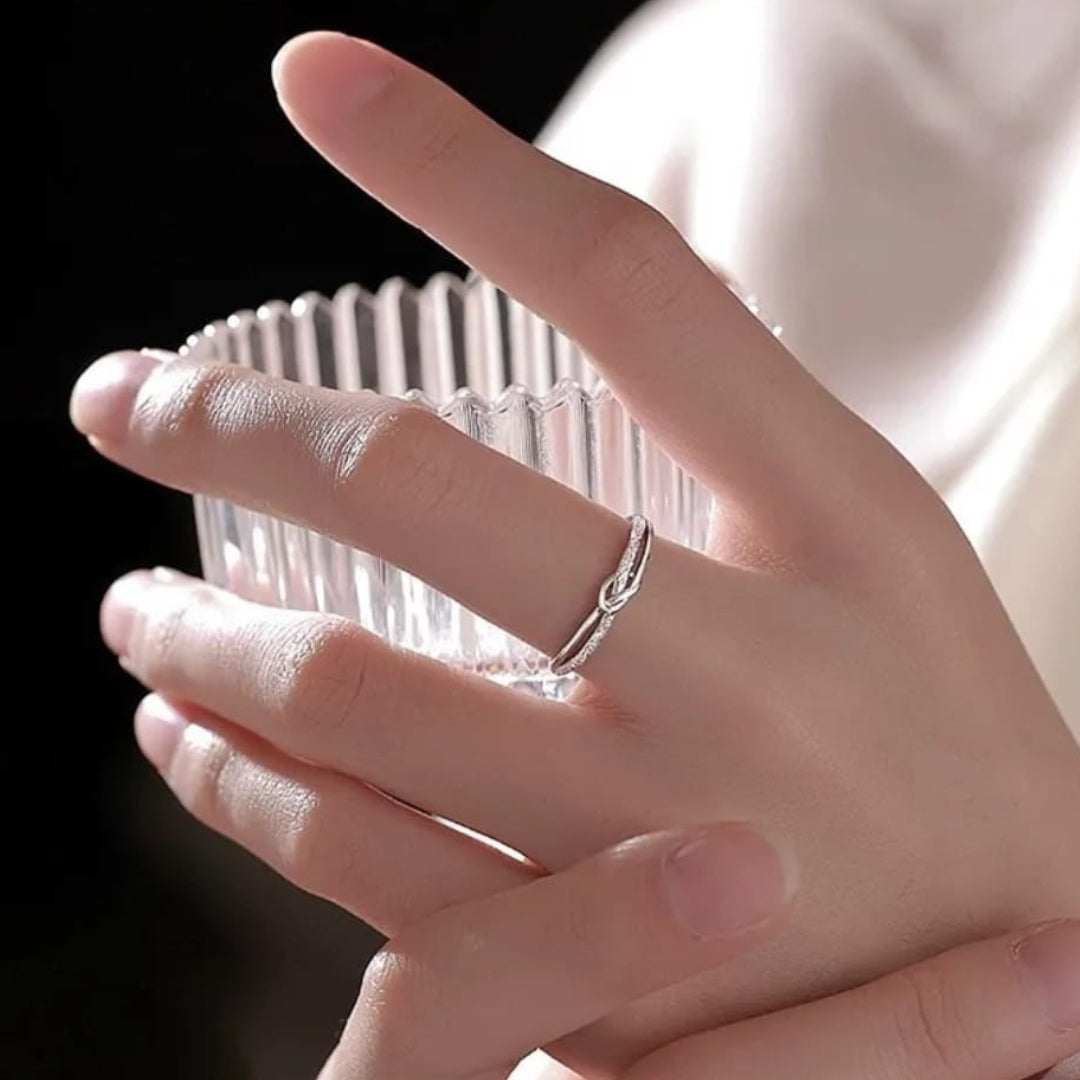 Silver Twirl Ring
