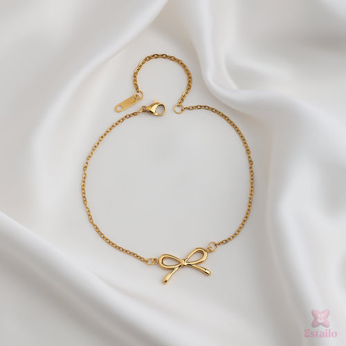 Dazzle Knot Chain Bracelet
