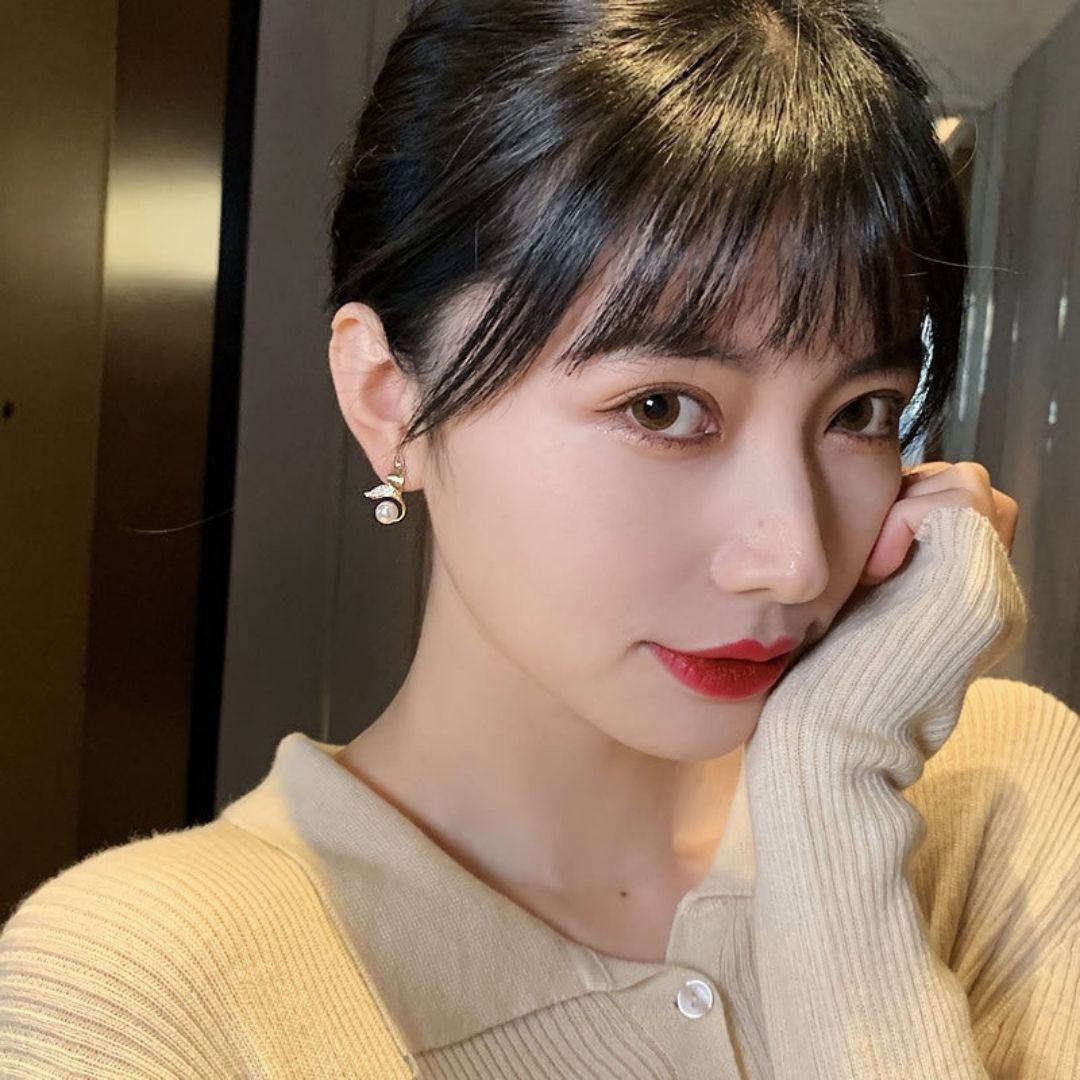 Mermaid Tail Studs Earrings