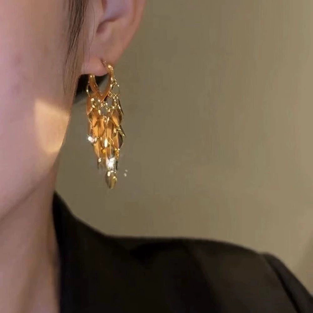 Laurel Cascade Hoops Earring