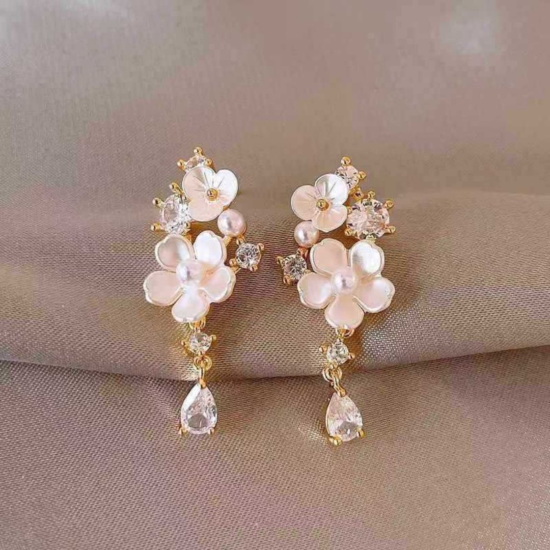 Blossom Grace Dangle Earrings