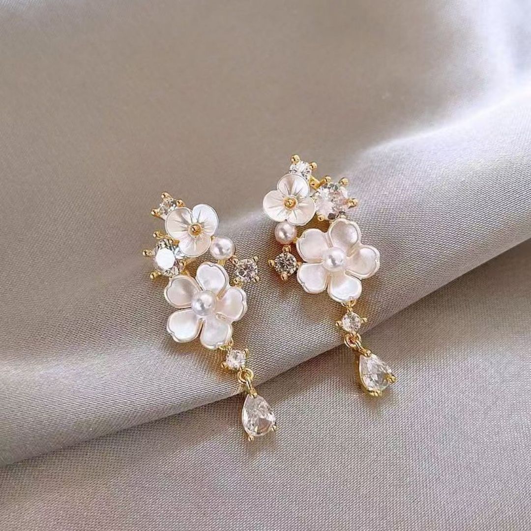 Blossom Grace Dangle Earrings