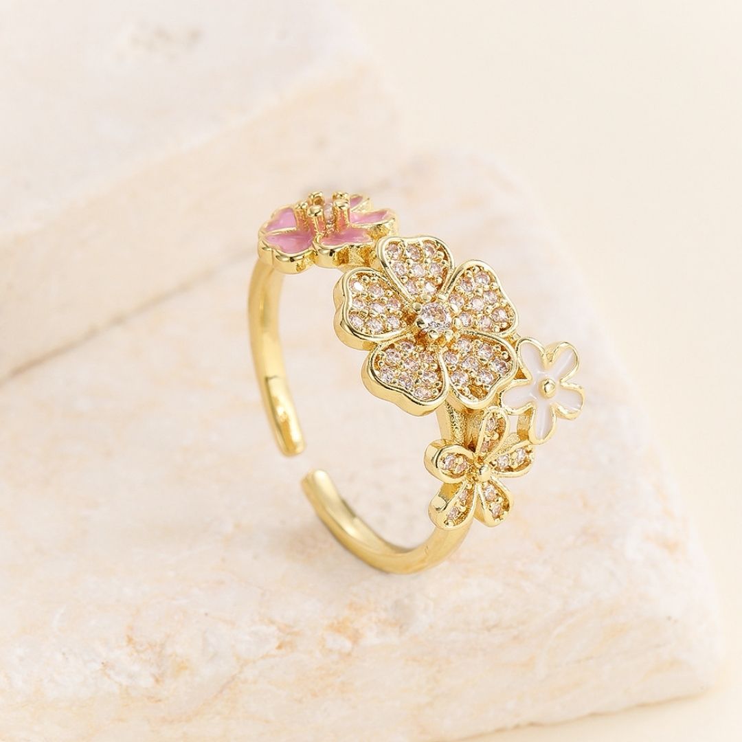 Sakura Meadow Wrap Ring