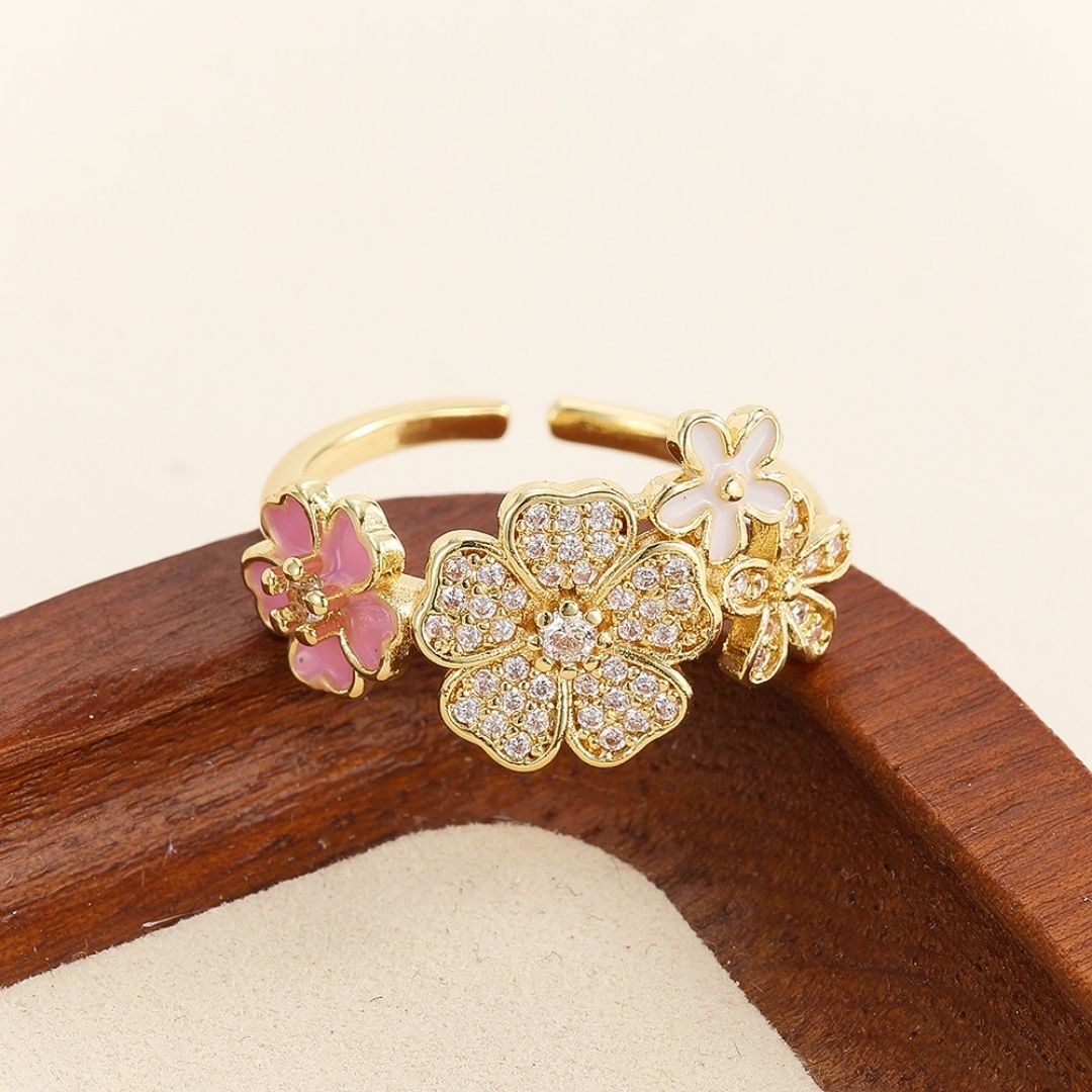 Sakura Meadow Wrap Ring