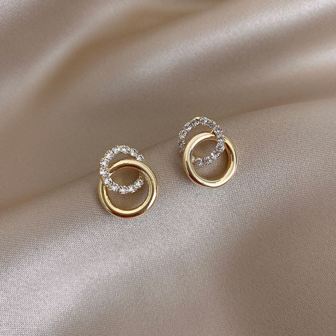 Gilded Infinity Loops Earrings
