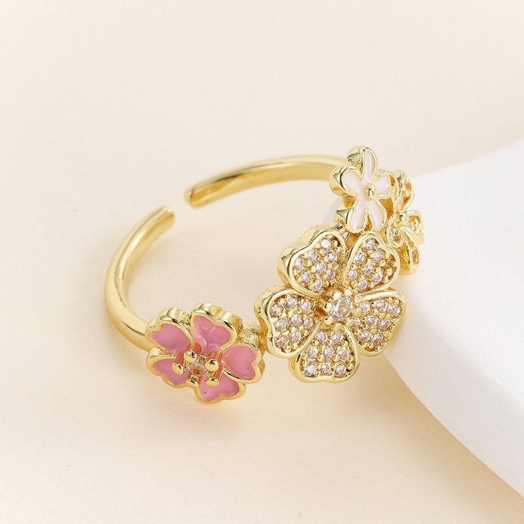 Sakura Meadow Wrap Ring