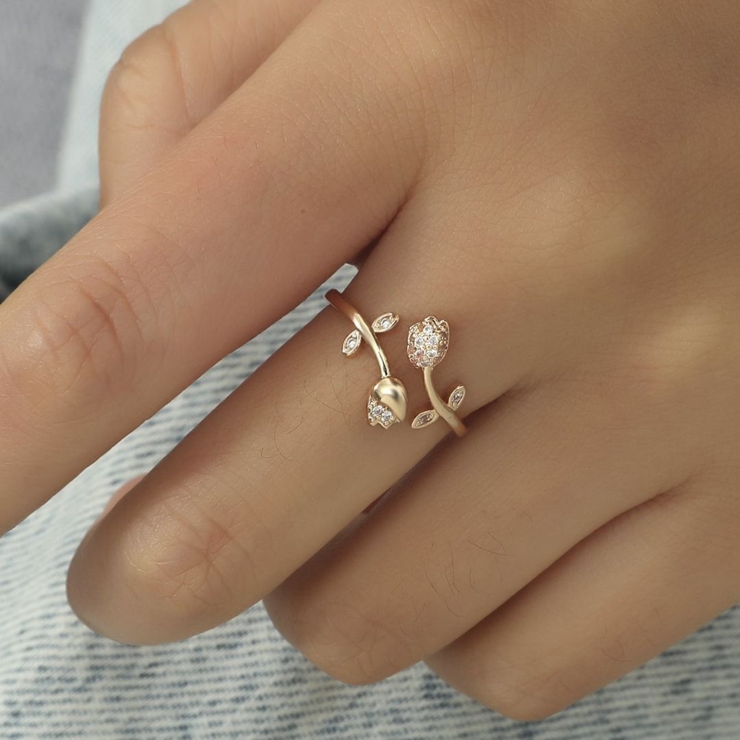 Petals & Vines Wrap Ring