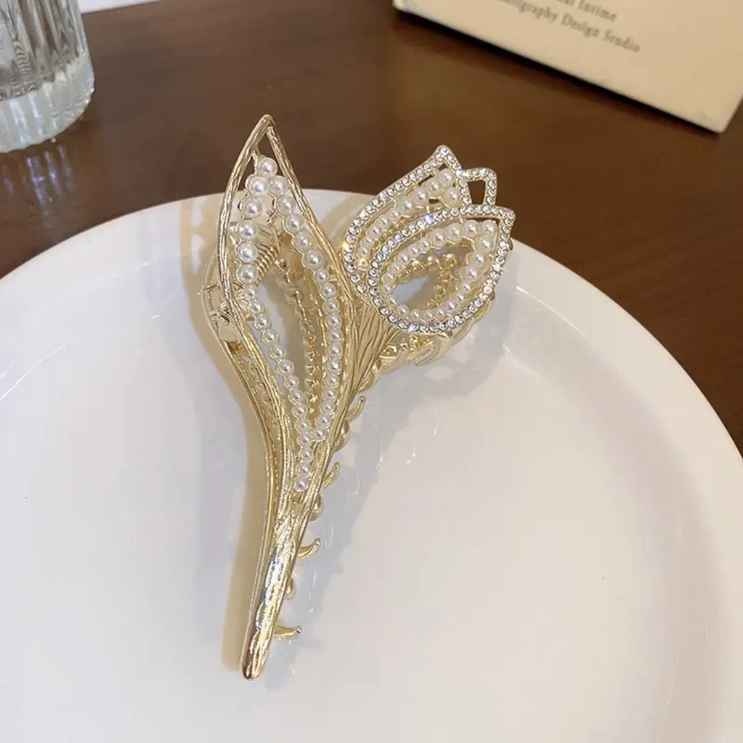 Gilded Flora Hair Claw