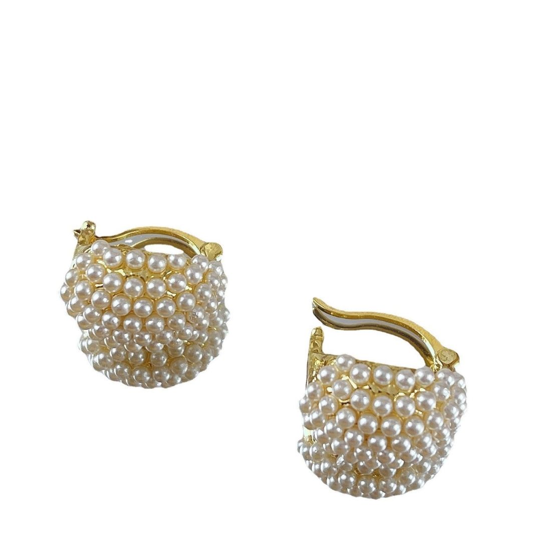 Gilded Scallop Studs Earrings