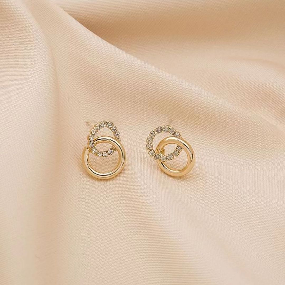 Gilded Infinity Loops Earrings