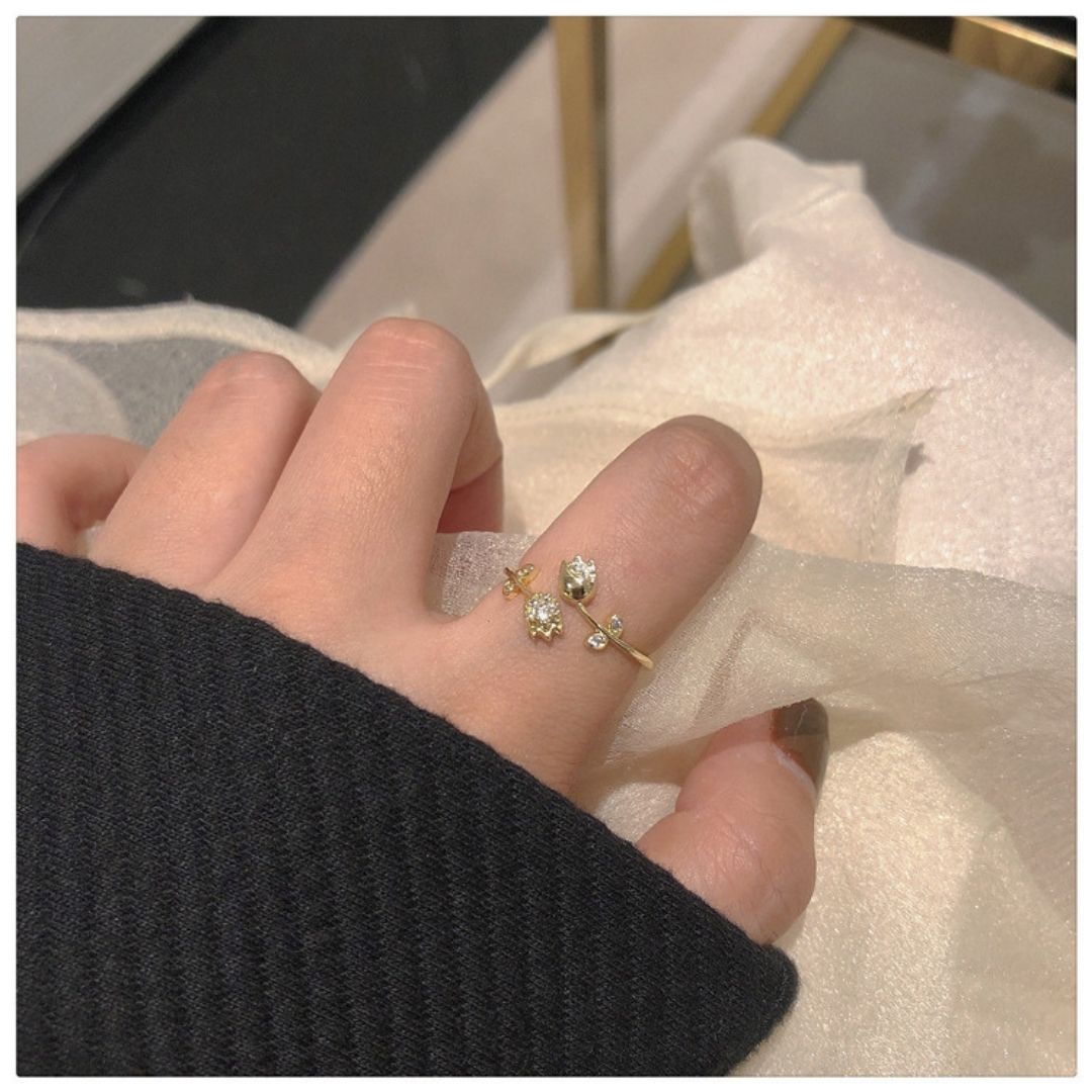 Petals & Vines Wrap Ring