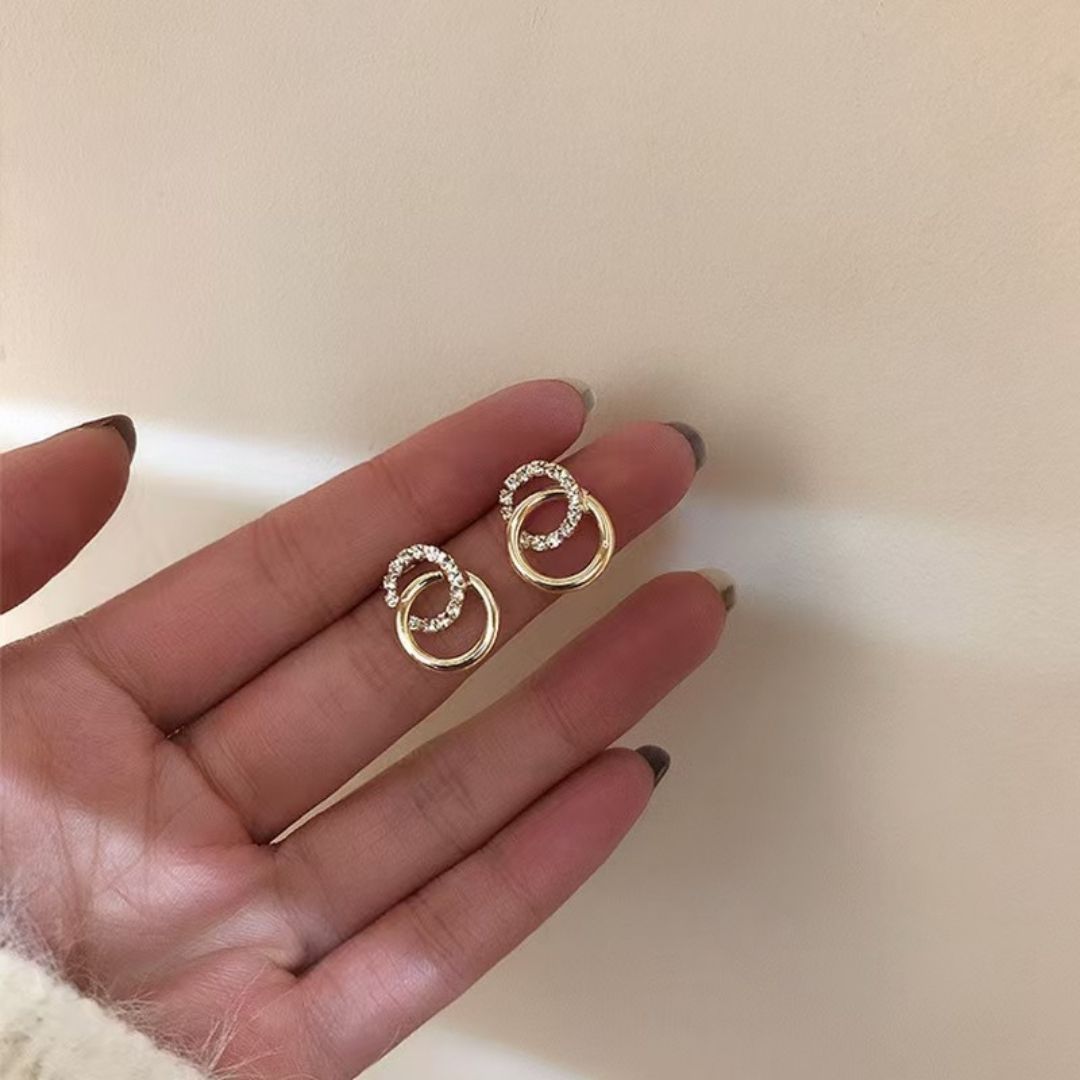 Gilded Infinity Loops Earrings