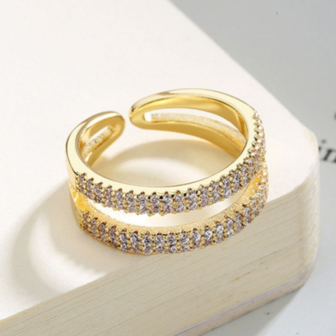 Double Line Eternity Ring